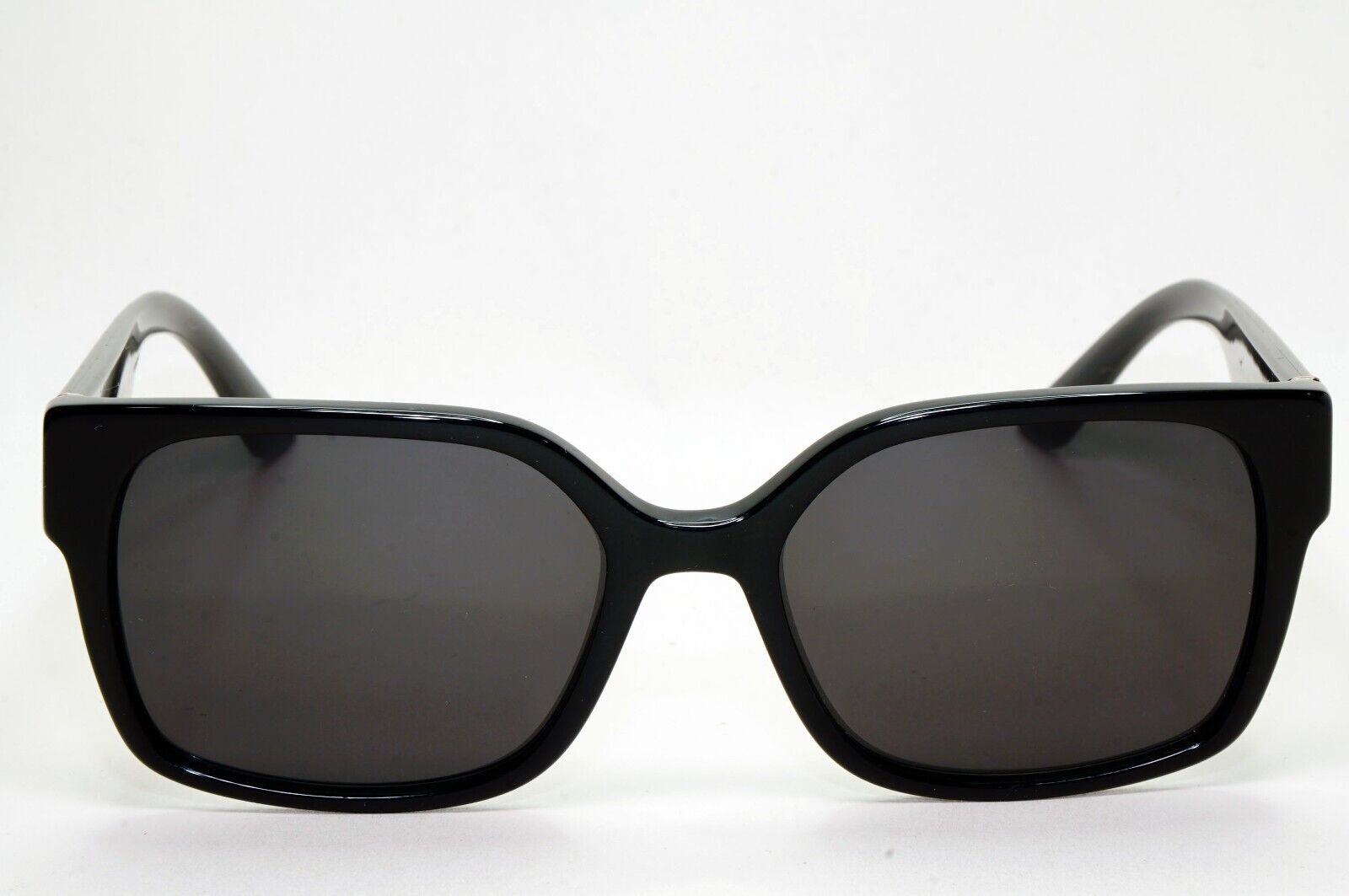 Prada Sunglasses Black Square Glossy Womens PR10WV VPR 10W 1AB-1O1 54mm