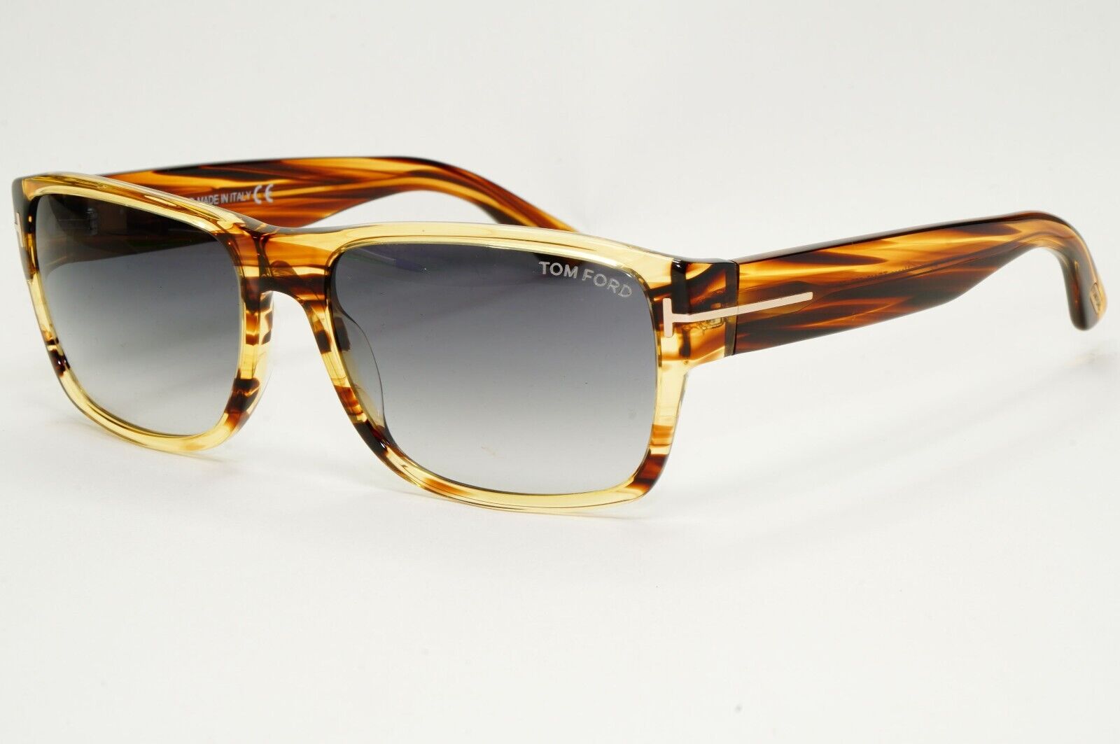 Tom Ford Sunglasses Mason Honey Brown Transparent Grey FT0445 TF 445 50B 58mm