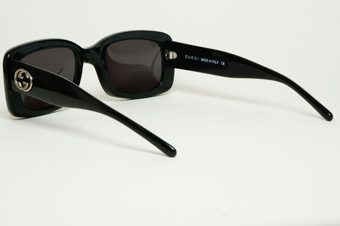Gucci Sunglasses 1997 Vintage Black Square Retro GG 2407/S 807 51mm 110225