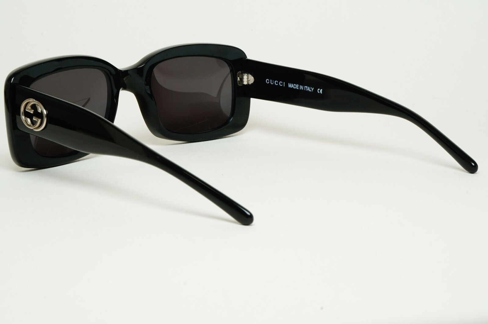 Gucci Sunglasses 1997 Vintage Black Square Retro GG 2407/S 807 51mm 110225