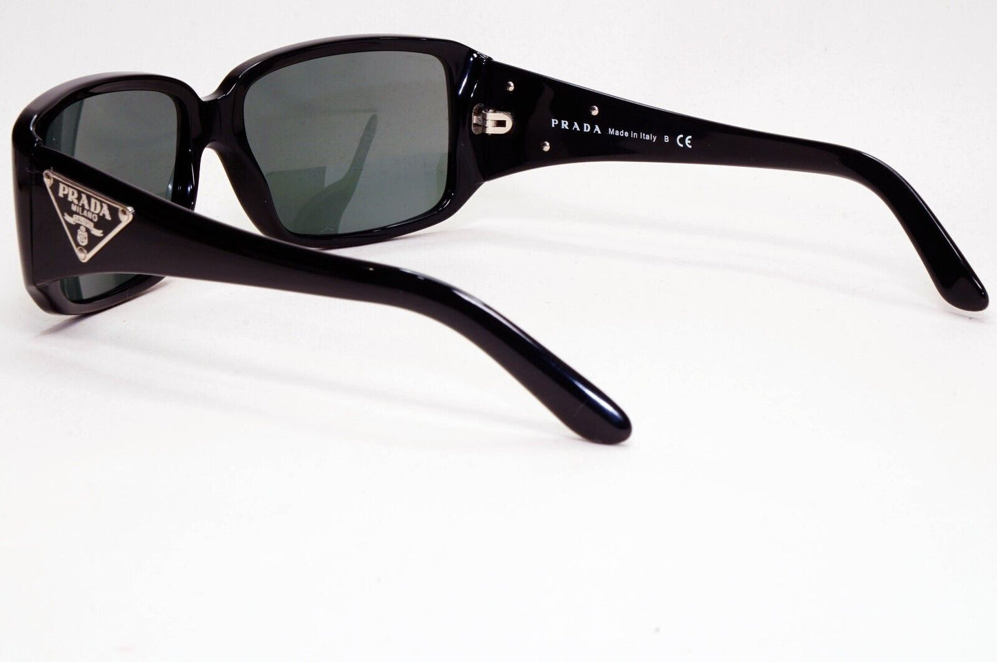 Prada Sunglasses 2011 Vintage Black Triangle Logo PR16LS SPR 16L 1AB-1A1 151024
