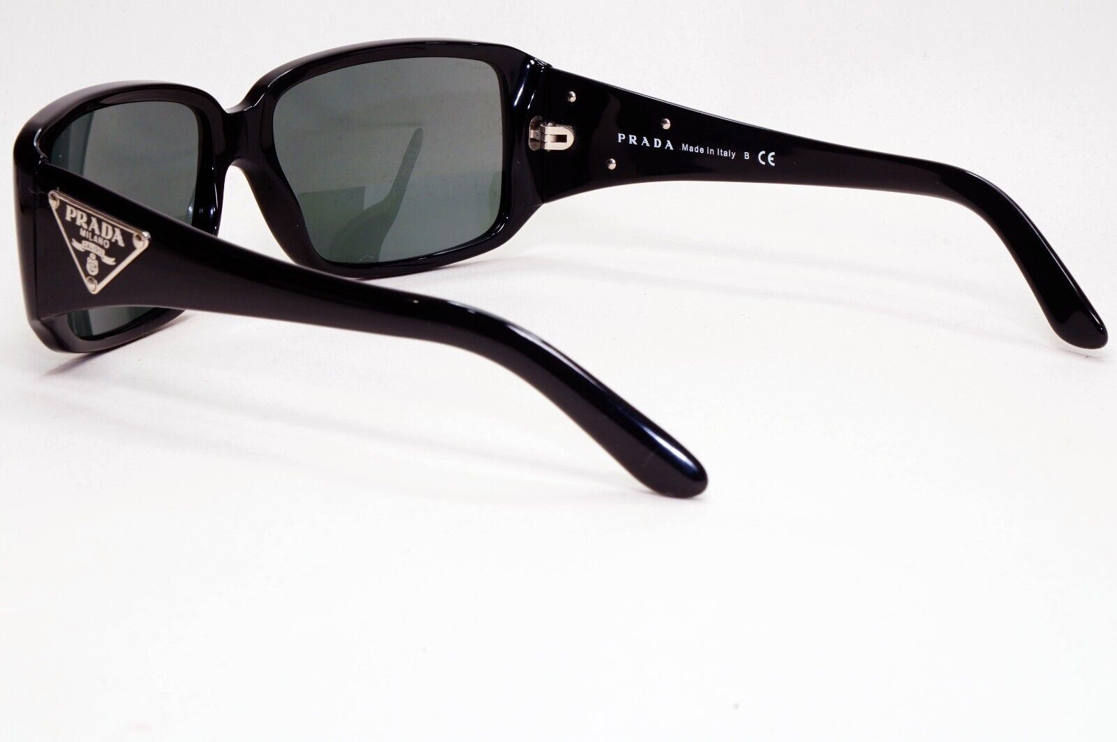 Prada Sunglasses 2011 Vintage Black Triangle Logo PR16LS SPR 16L 1AB-1A1 151024