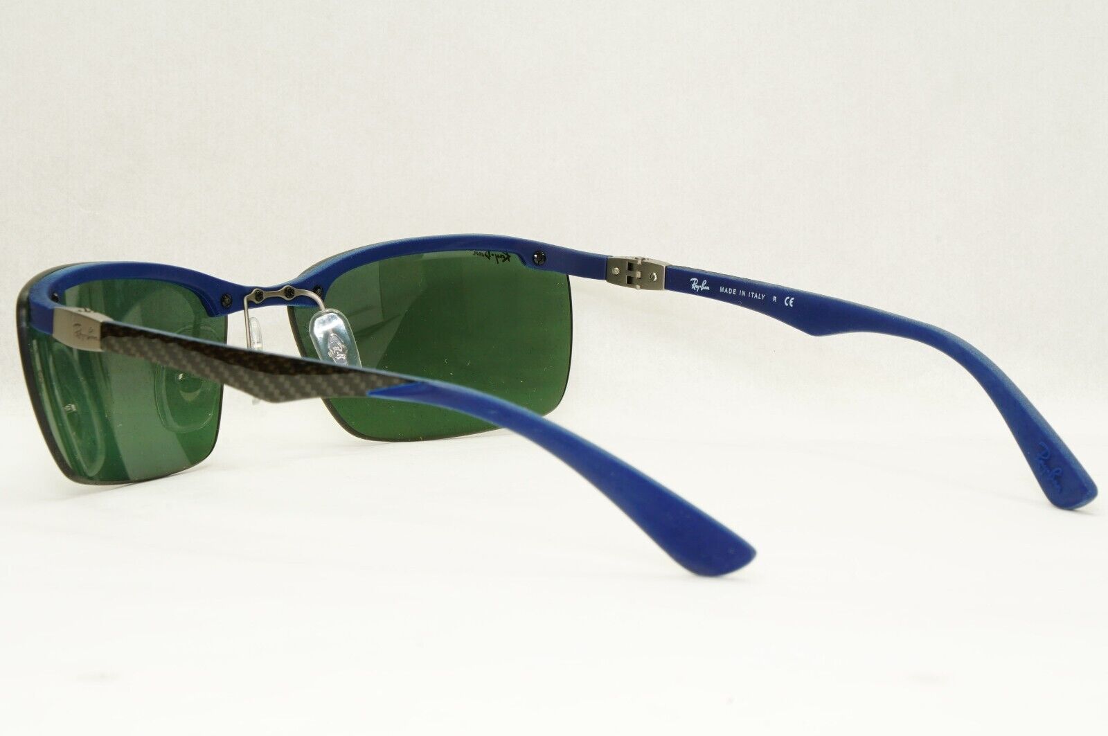 Ray-Ban Sunglasses Carbon Fibre 2013 Blue Black Green RB 8312 124/71 60mm