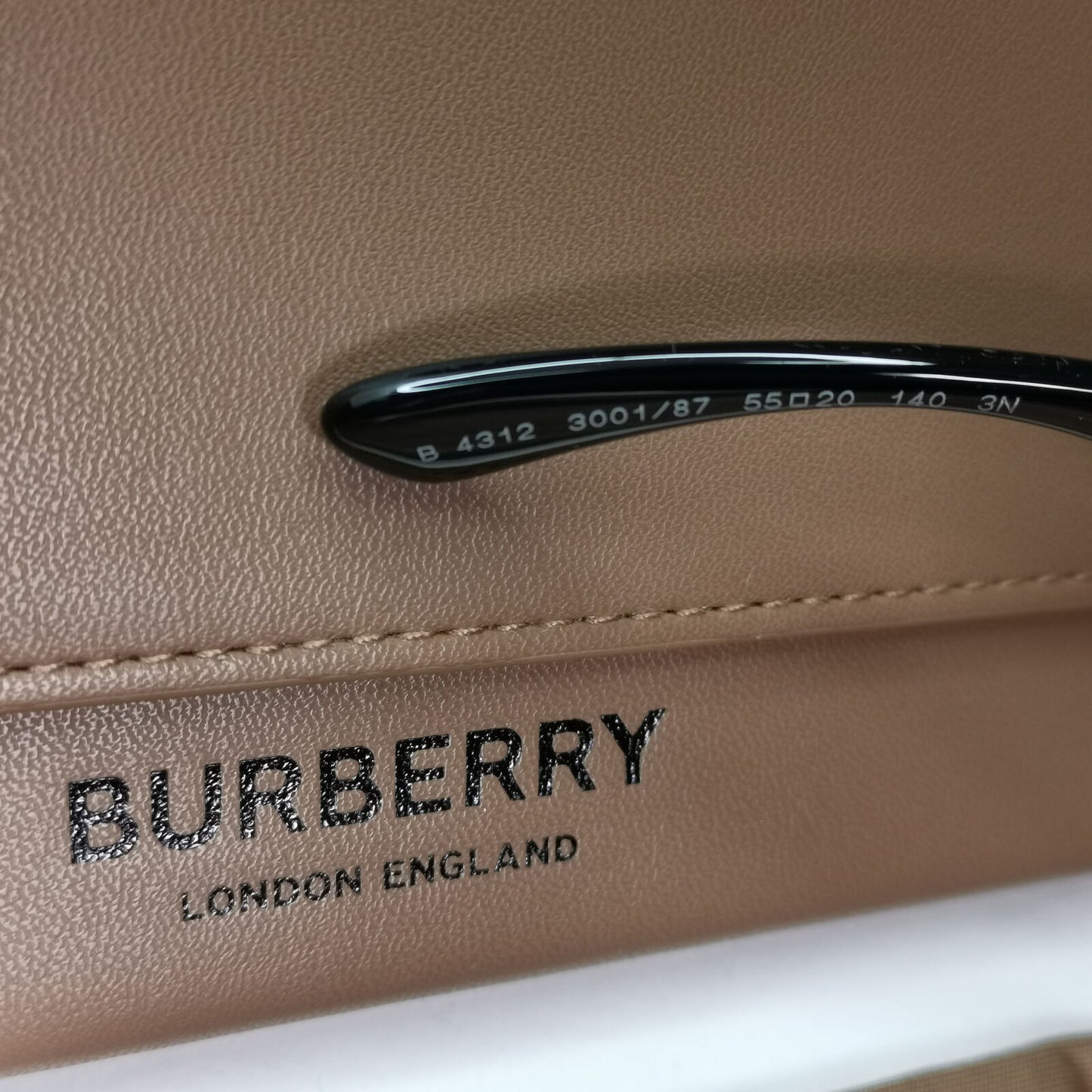 Burberry Sunglasses Oversized Black Large Square Logo B 4312 3001/87