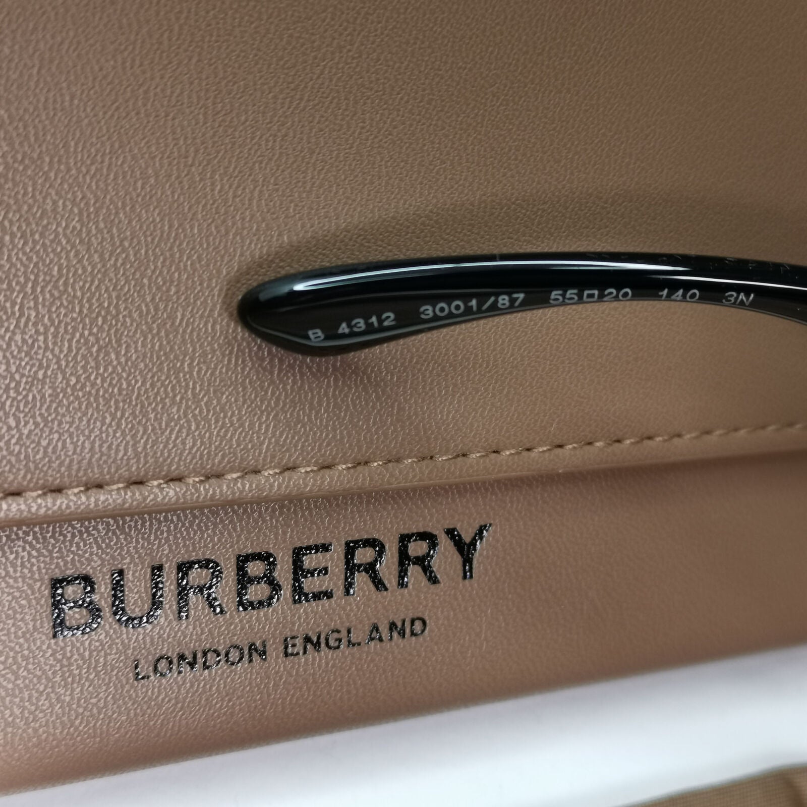 Burberry Sunglasses Oversized Black Large Square Logo B 4312 3001/87
