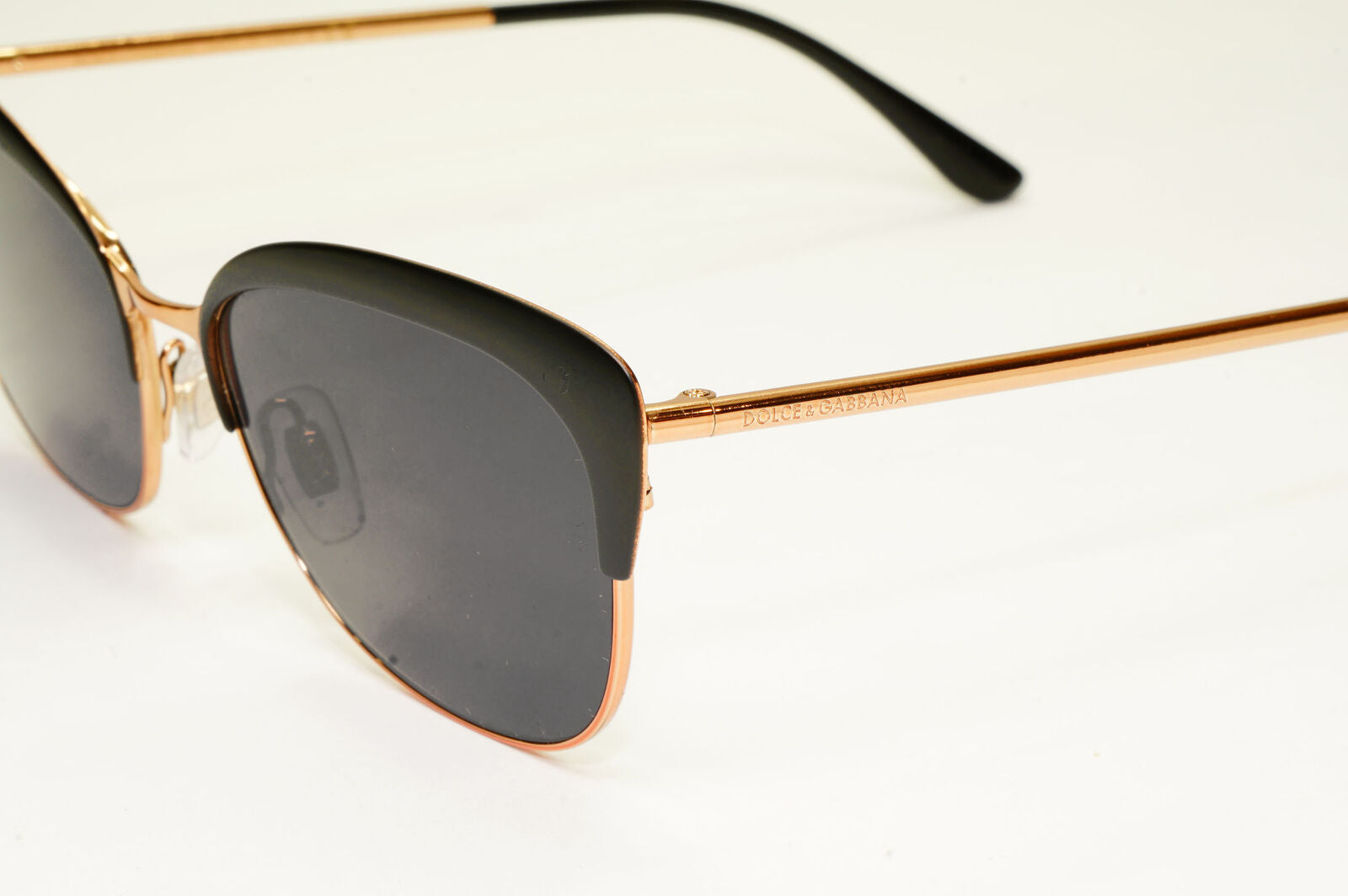 Dolce & Gabbana Gold Black Womens Designer Sunglasses DG 1298 01 36185