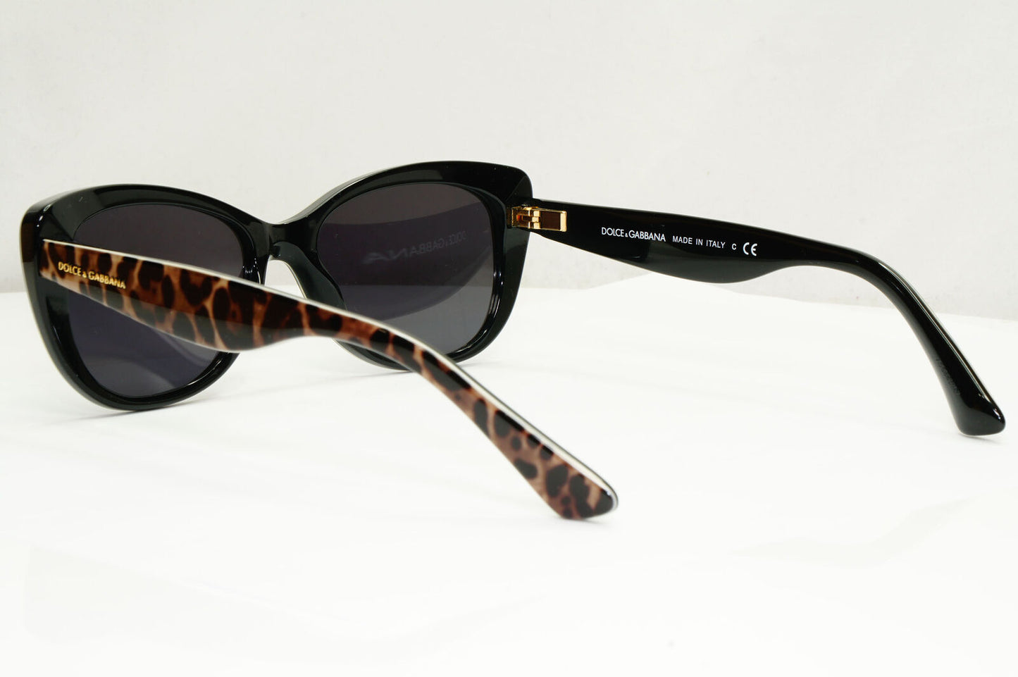 Dolce & Gabbana Sunglasses Leopard Black Brown Animal Print DG 3166 1995 250123