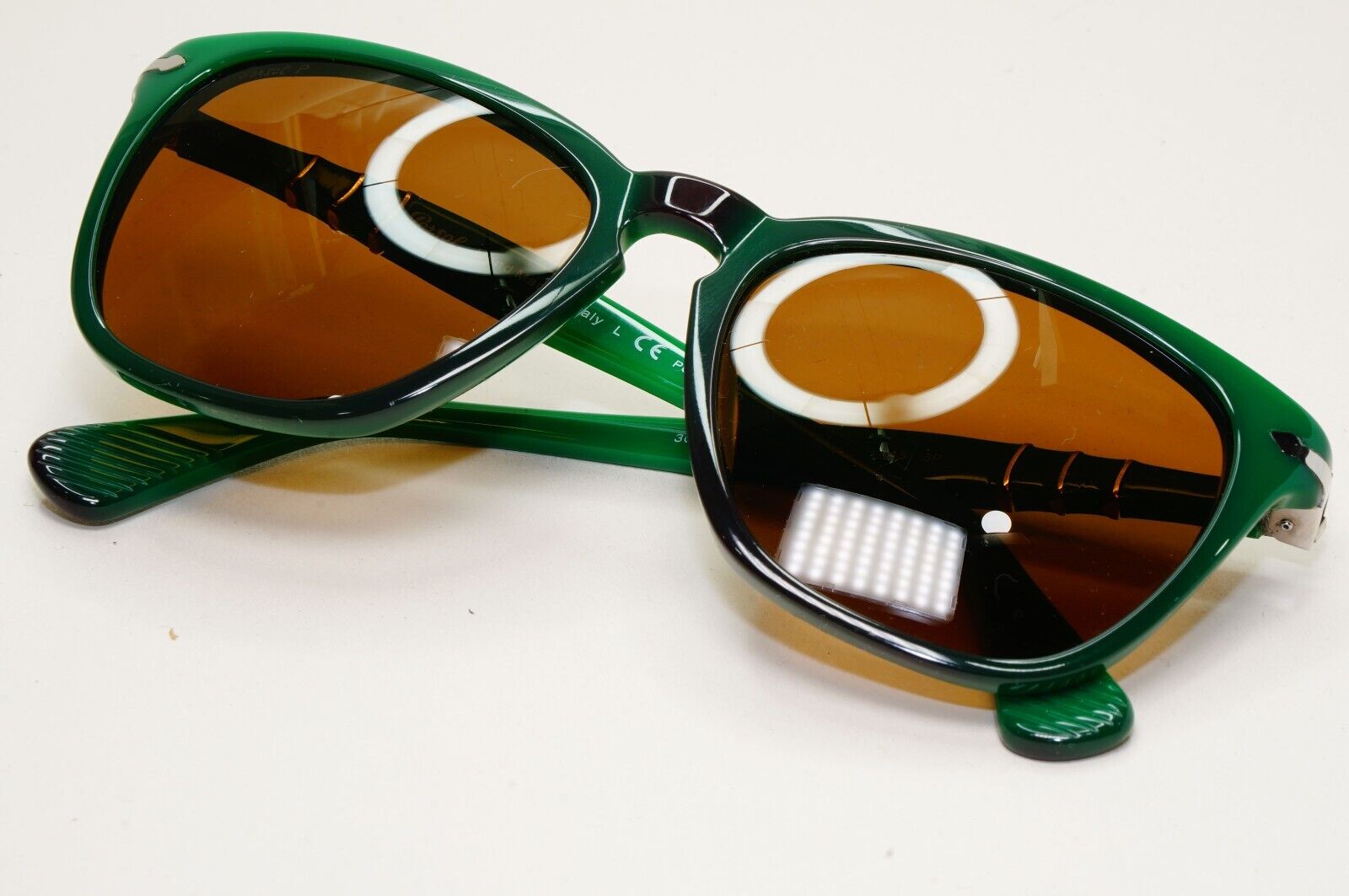 Persol Sunglasses 2012 Capri Polarized Green Brown 3024-S 959/57 52mm [a] 210924