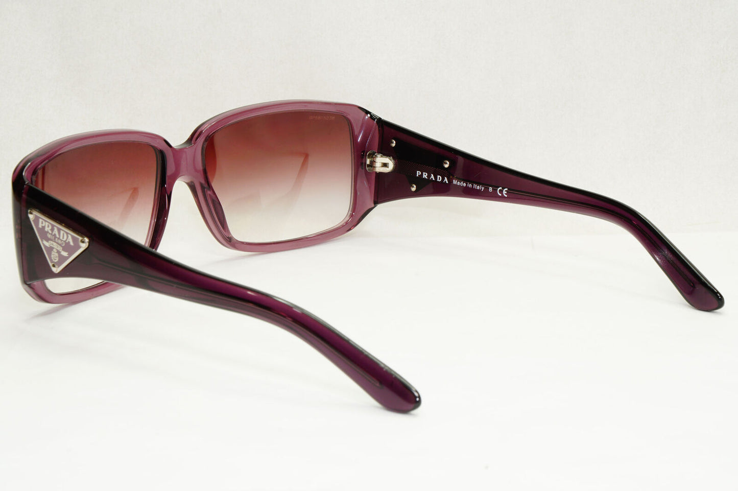 Prada Sunglasses 2010 Vintage Triangle Logo Purple PR16LS SPR 16L 7WR-4V1 141223