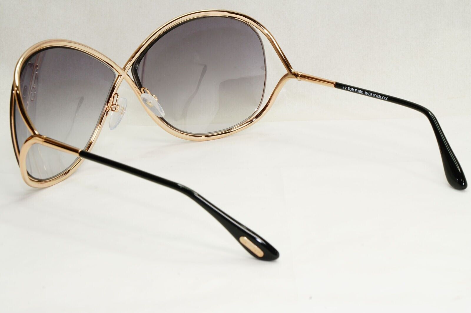 Tom Ford Sunglasses Miranda Gold Grey Gradient Smoke FT0130 TF 130 28B 220324