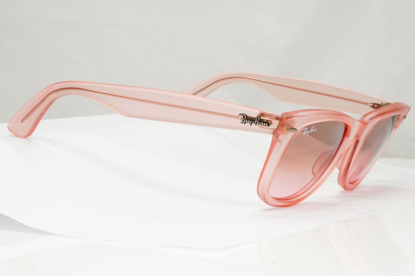 Ray-Ban Sunglasses Wayfarer Ice Pop Watermelon Pink Brown RB 2140 6057/X3 50mm