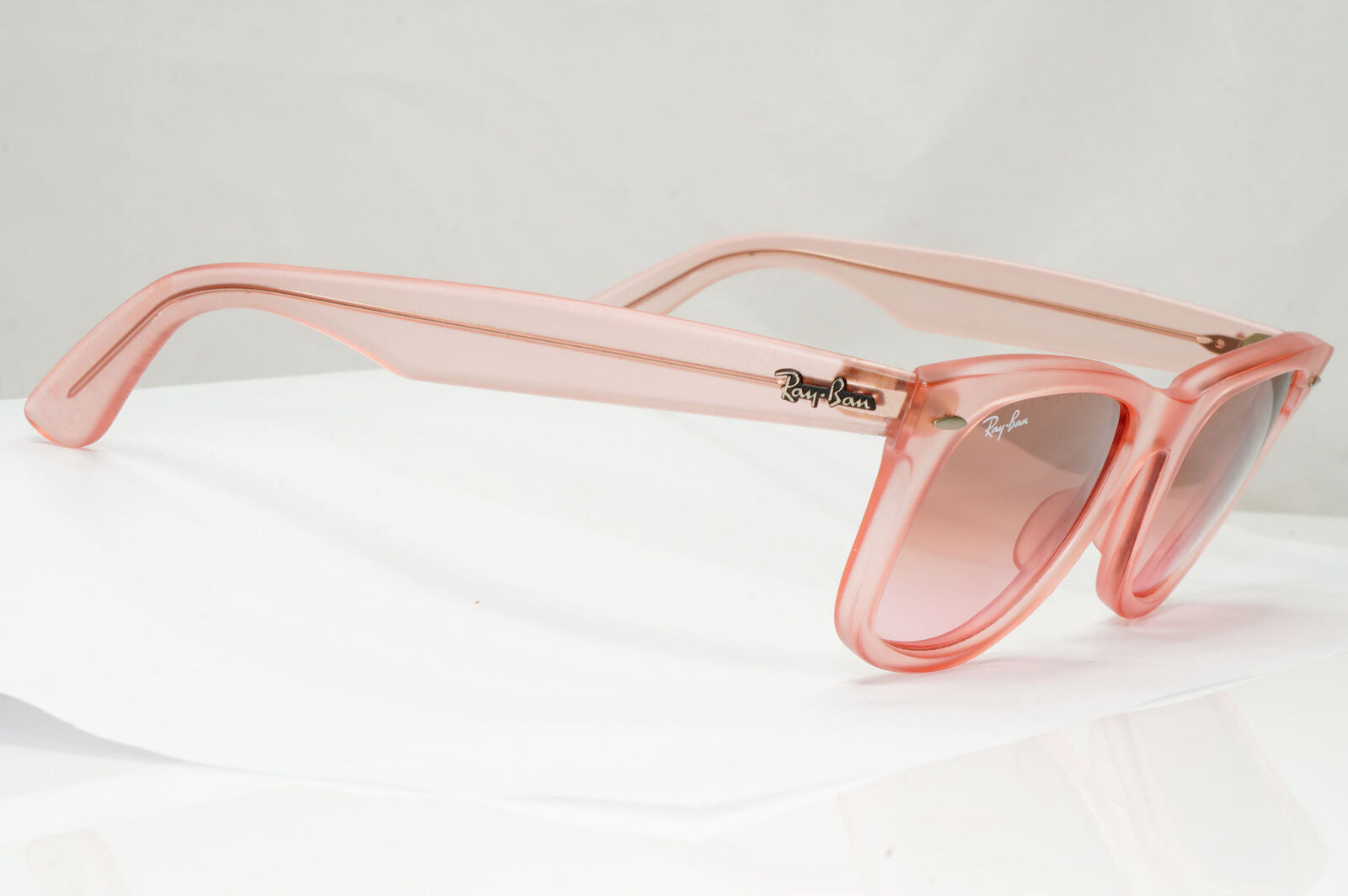 Ray-Ban Sunglasses Wayfarer Ice Pop Watermelon Pink Brown RB 2140 6057/X3 50mm