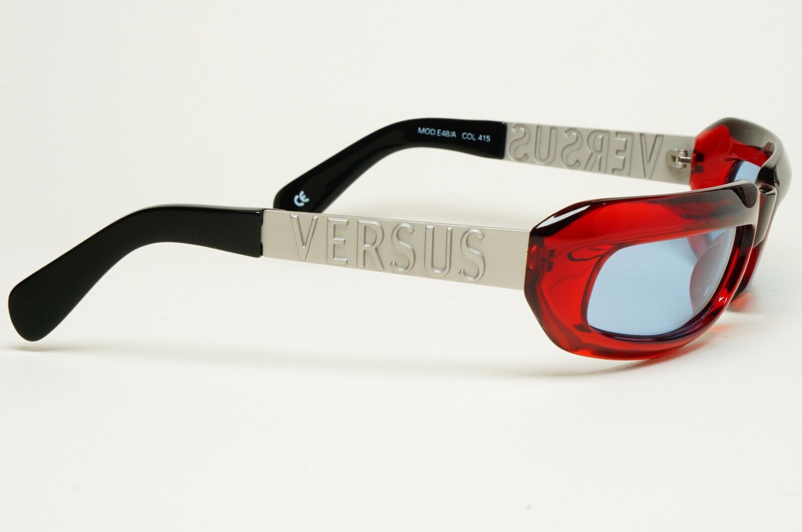 Versus Sunglasses 1996 by Gianni Versace Vintage Dark Red MOD E48/A COL 415