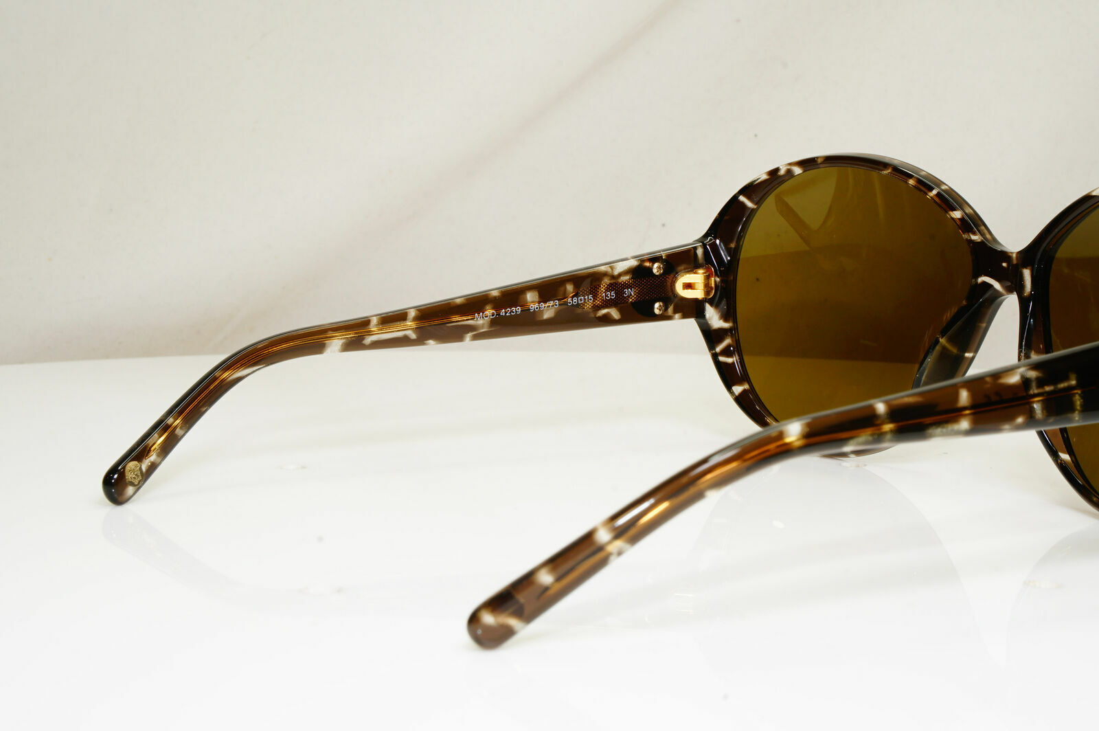 Versace Medusa Gold Marble Brown Oversized Sunglasses Womens 4239 969/73 29421