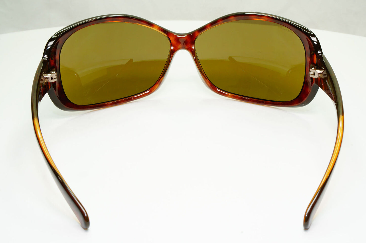 Prada 2005 Vintage Sunglasses Tortoise Brown Wrap PR04FS SPR 04F 2AU-3N1 020822