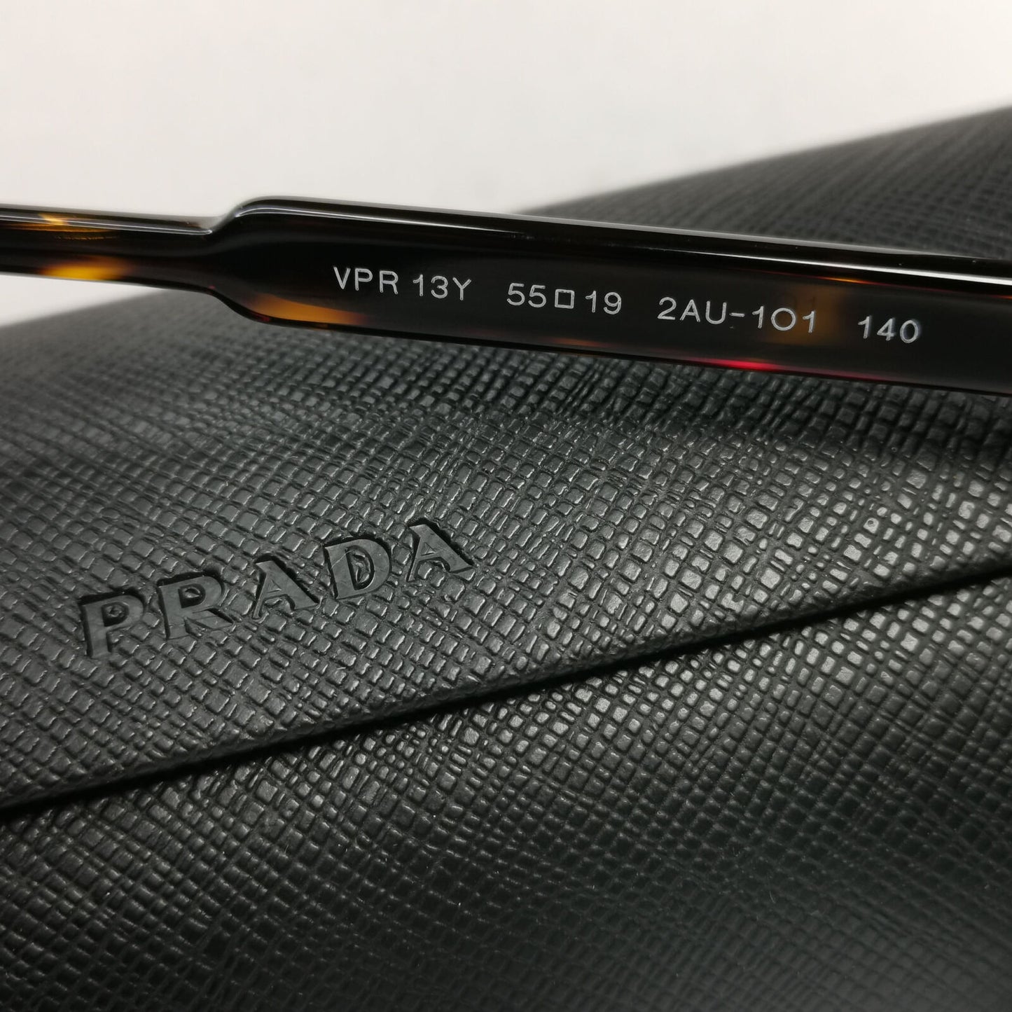 Prada Sunglasses Brown Green Square Tortoiseshell VPR 13Y PR13YV 2AU-1O1 55mm