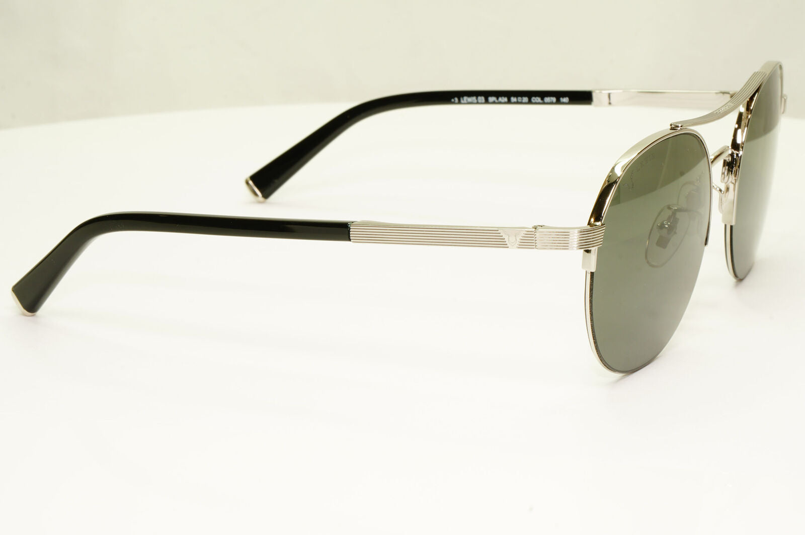 Police Lewis Hamilton F1 Sunglasses Silver Black Green Round 03 SPL A24 COL 0579