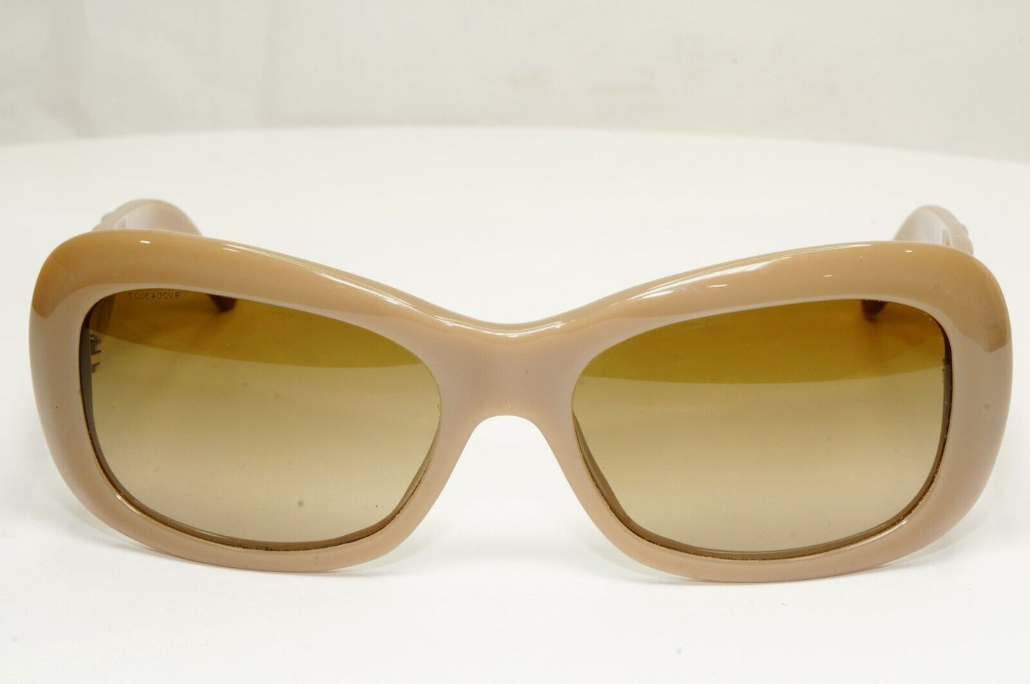 Versace Brown Square Sunglasses Womens Crystal Toffee MOD 4155-B 817/13 310122