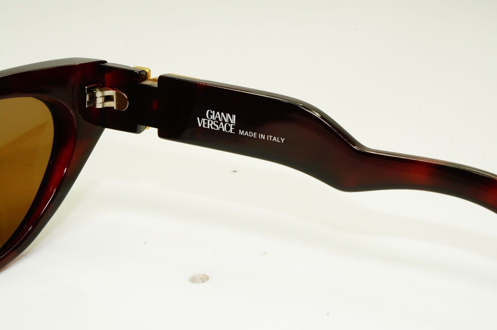 Gianni Versace Sunglasses 1996 Vintage Brown Gold Medusa MOD 476/A COL 900