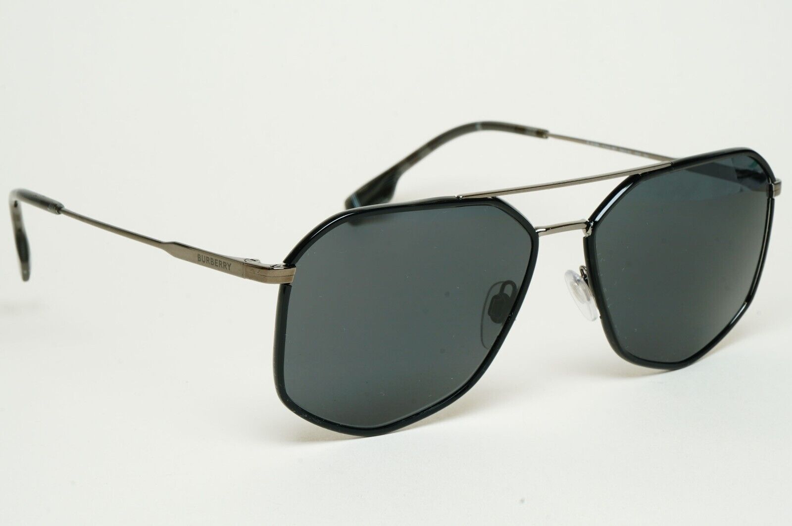 Burberry Sunglasses Ozwald Black Grey Navigator BE 3139 1144/87 58mm