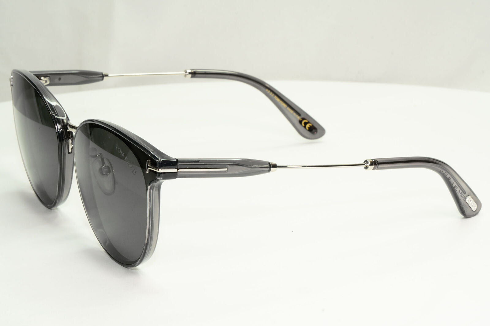 Tom Ford Grey Silver Sunglasses Smoke Square Womens FT0725-K TF 725-K 20A