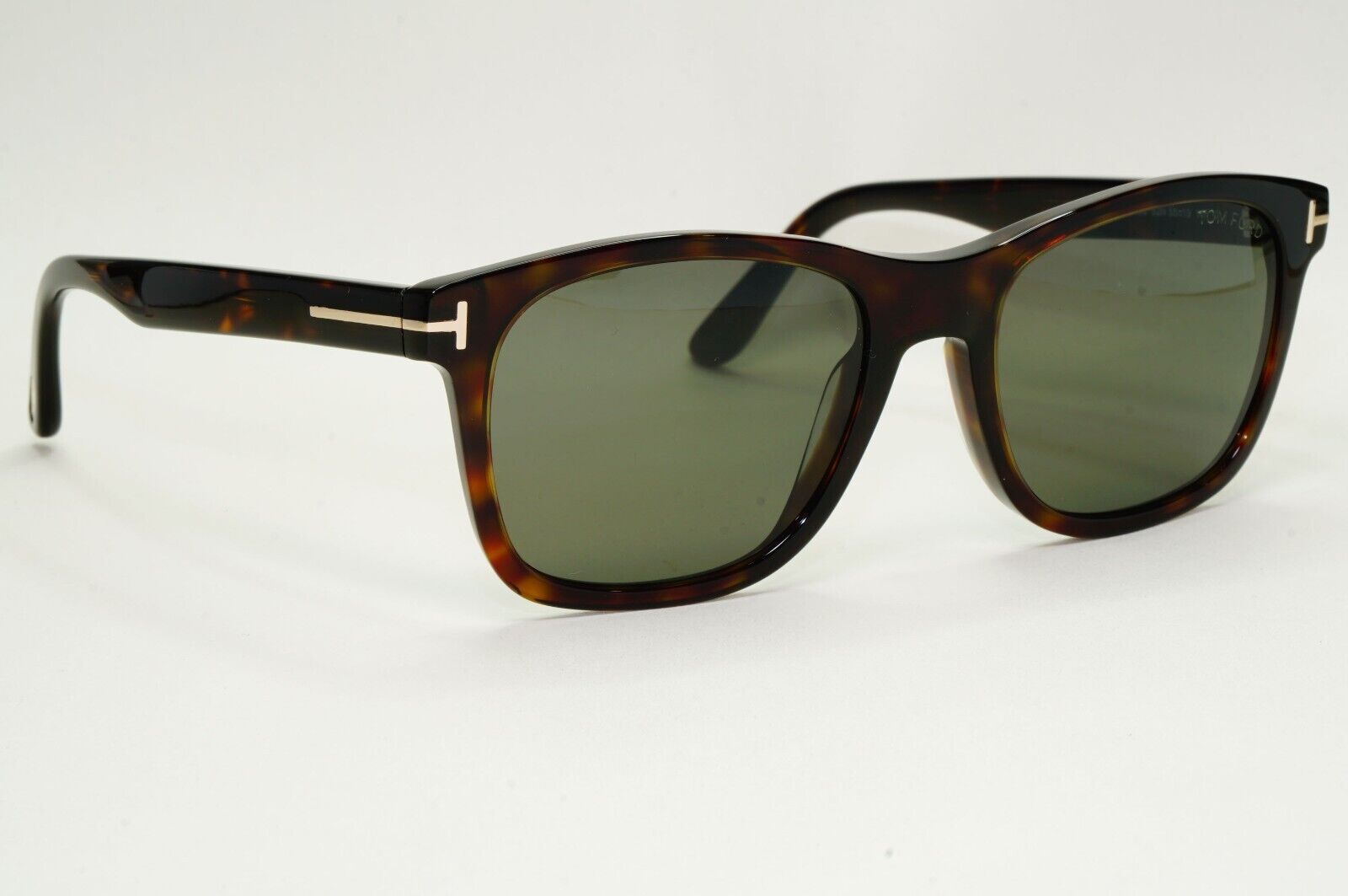Tom Ford Sunglasses Eric-02 Brown Tortoise Green Square FT0595 TF 595 52N 55mm