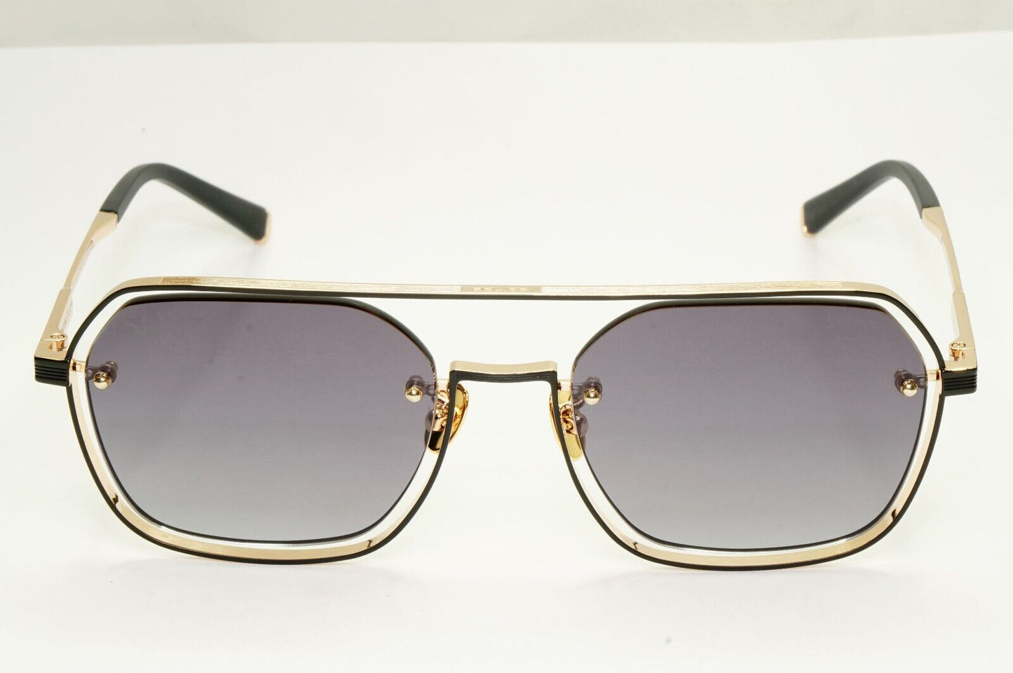 Police Lewis Hamilton F1 Sunglasses Gold Black Gradient Pilot SPL E18 COL 302Y