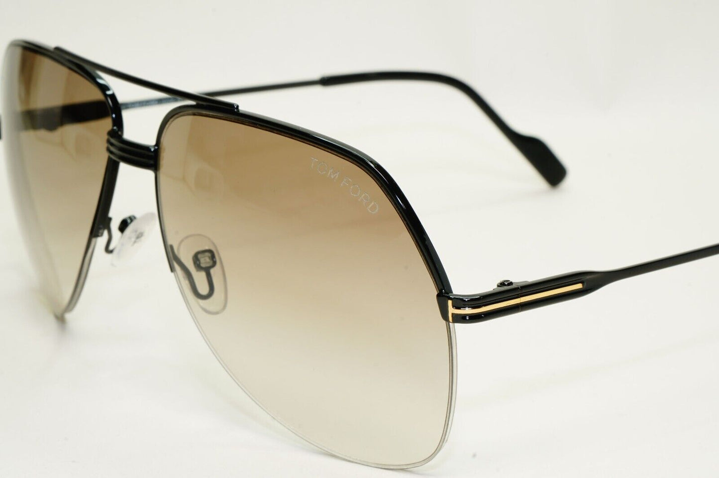 Tom Ford Sunglasses Wilder-02 Black Brown Grey Pilot Large FT0644 TF 644 01A
