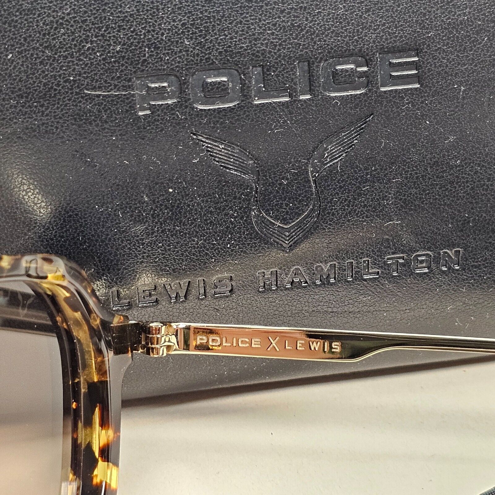 Police Lewis Hamilton F1 Sunglasses Brown Gold 52mm 05 SPL A26 COL 594G B 270924