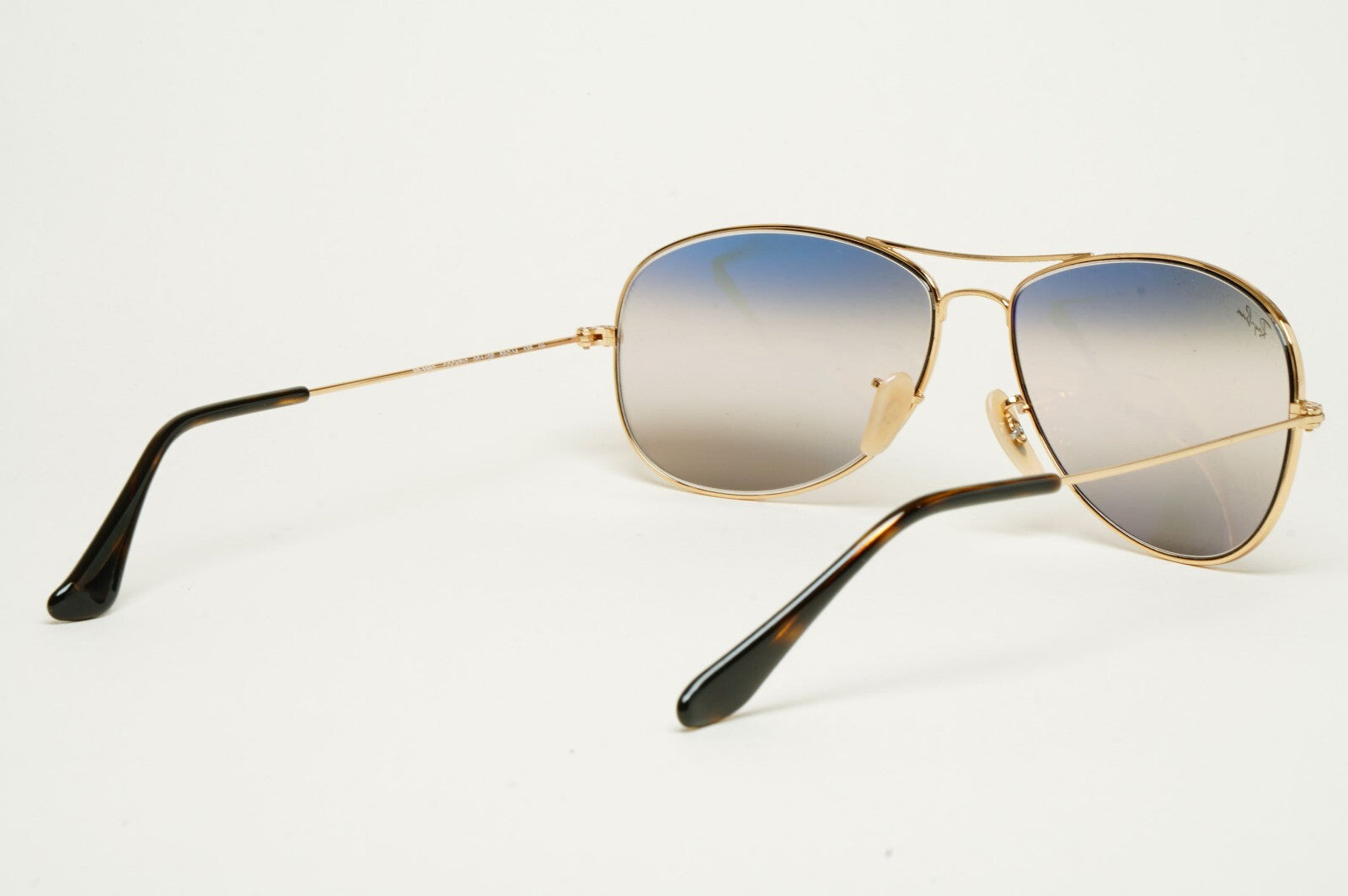 Ray-Ban Sunglasses Cockpit Gold Arista Gradient Pilot RB 3362 001/GE 59mm