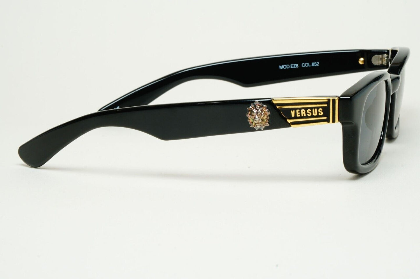 Versus Sunglasses 1996 by Gianni Versace Vintage Black Lion MOD EZ8 COL 852