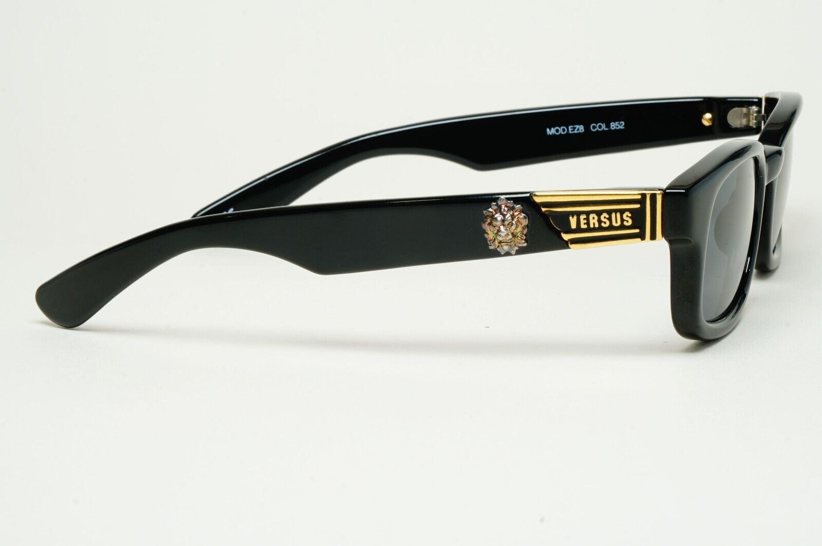 Versus Sunglasses 1996 by Gianni Versace Vintage Black Lion MOD EZ8 COL 852