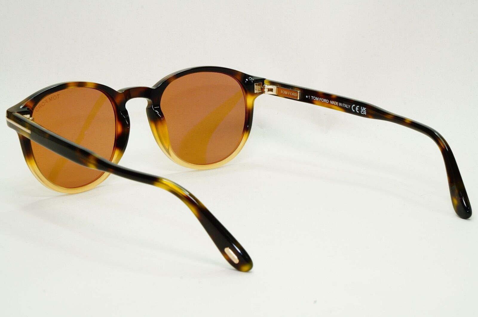 Tom Ford Sunglasses Dante Brown Havana Tortoise Round FT0834 TF 834 55E 50mm