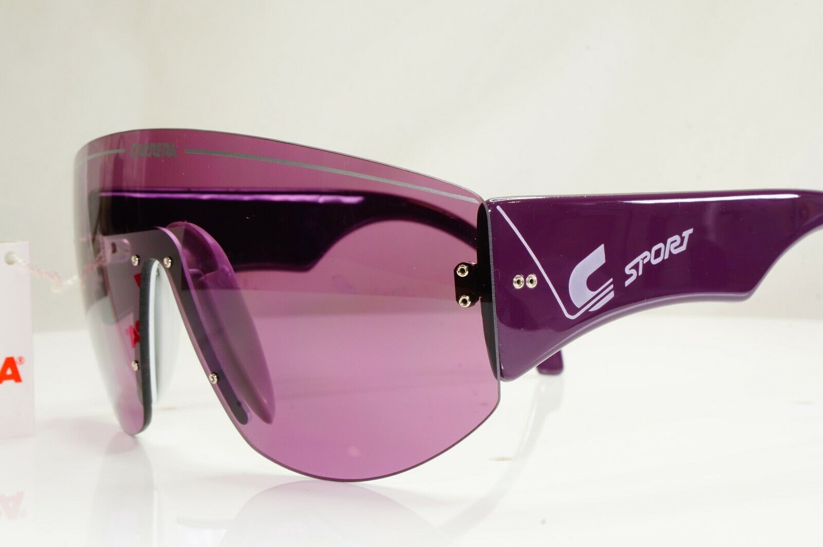 Authentic CARRERA Vintage Sunglasses 1990s NOS Shield C80 Ski 5414 80 26970