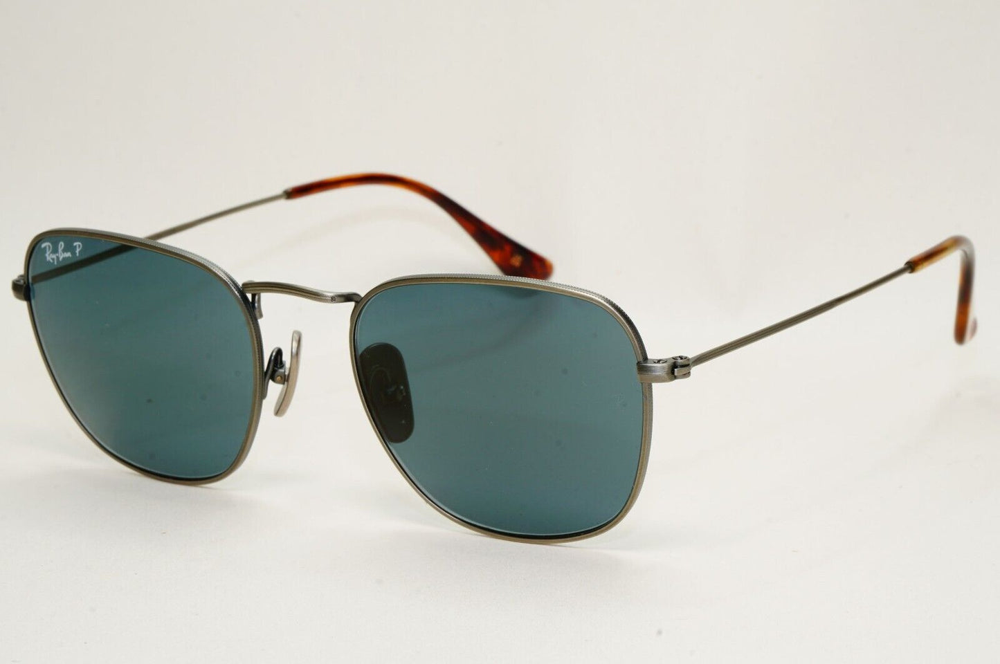 Ray-Ban Sunglasses Frank Titanium Polarised Blue Gunmetal RB 8157 9208/T0 51mm