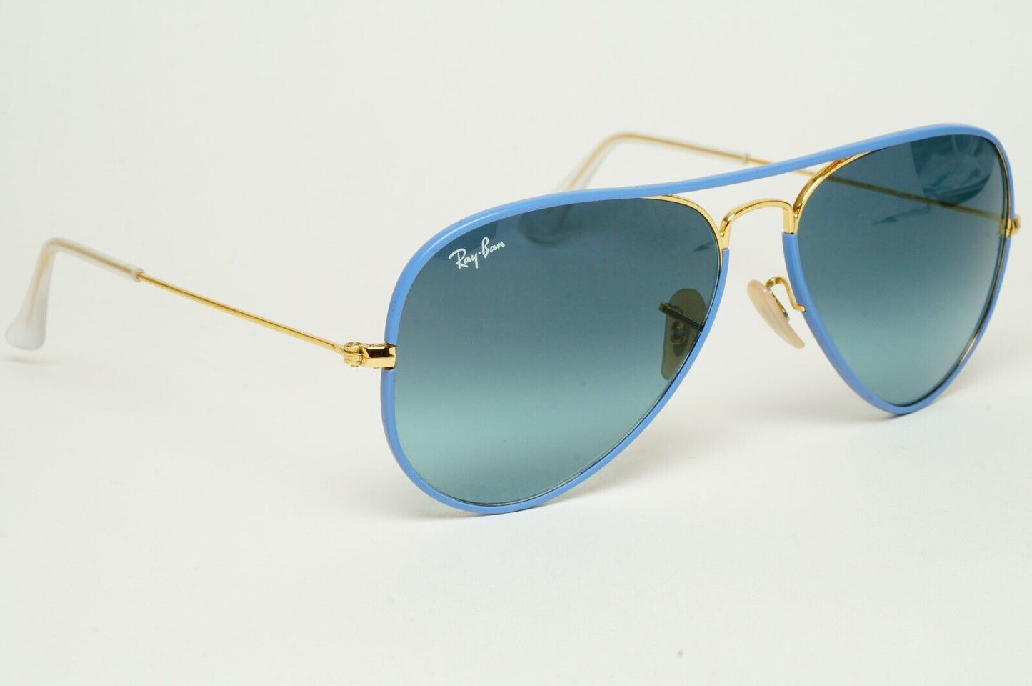 Ray-Ban Sunglasses Aviator Full Color Gold Blue Gradient RB 3025-J-M 001/4M 58mm