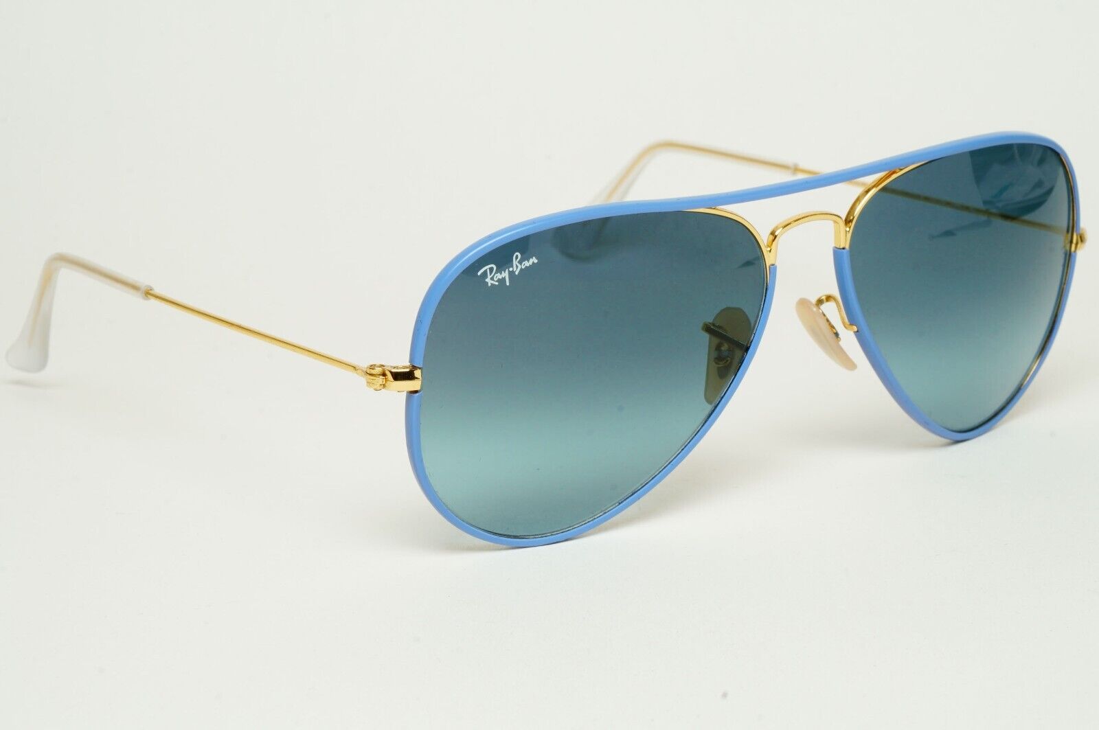 Ray-Ban Sunglasses Aviator Full Color Gold Blue Gradient RB 3025-J-M 001/4M 58mm