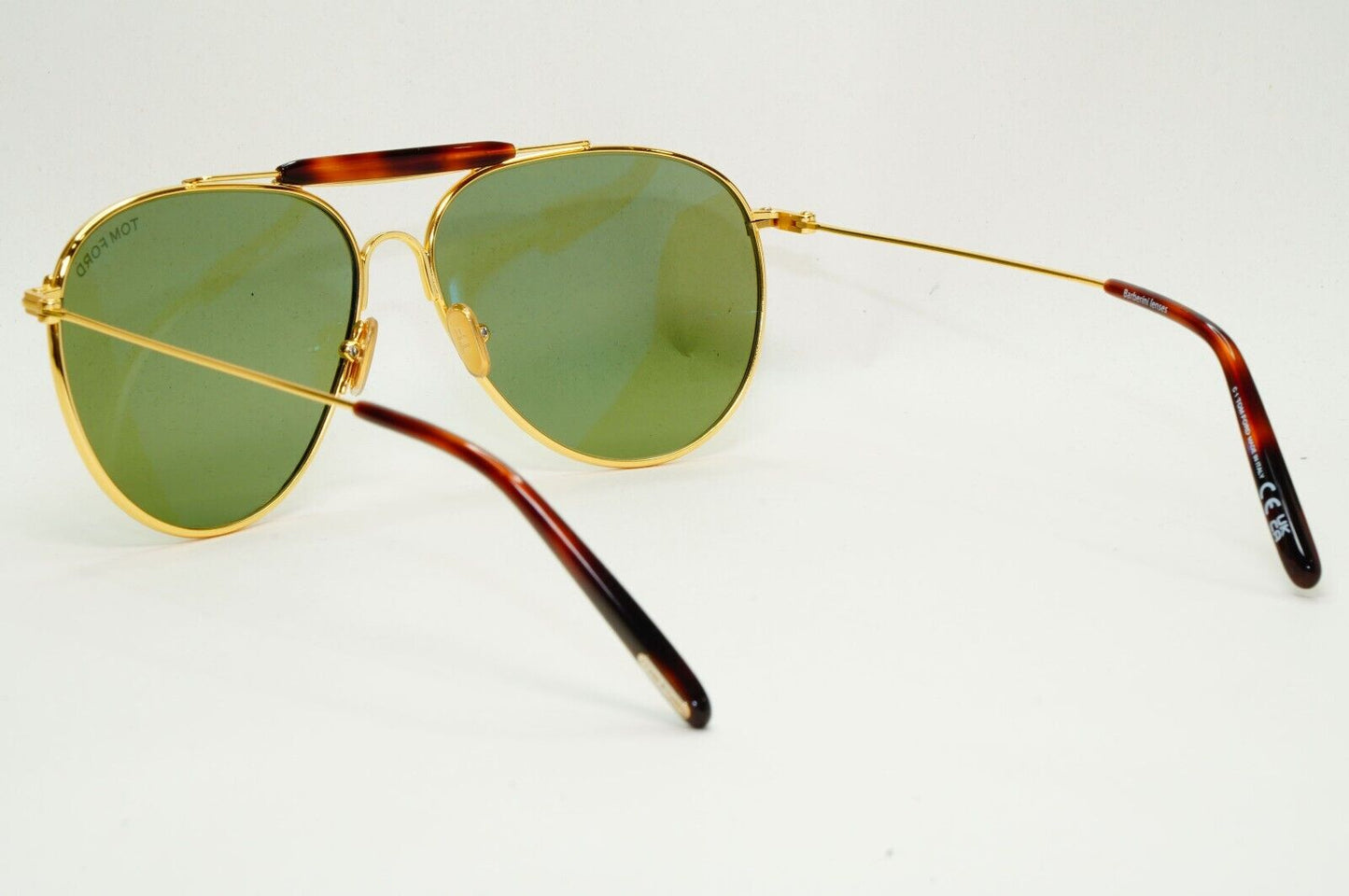 Tom Ford Sunglasses Raphael-02 Glass Lens Gold Green Pilot FT0995 TF 995 30N