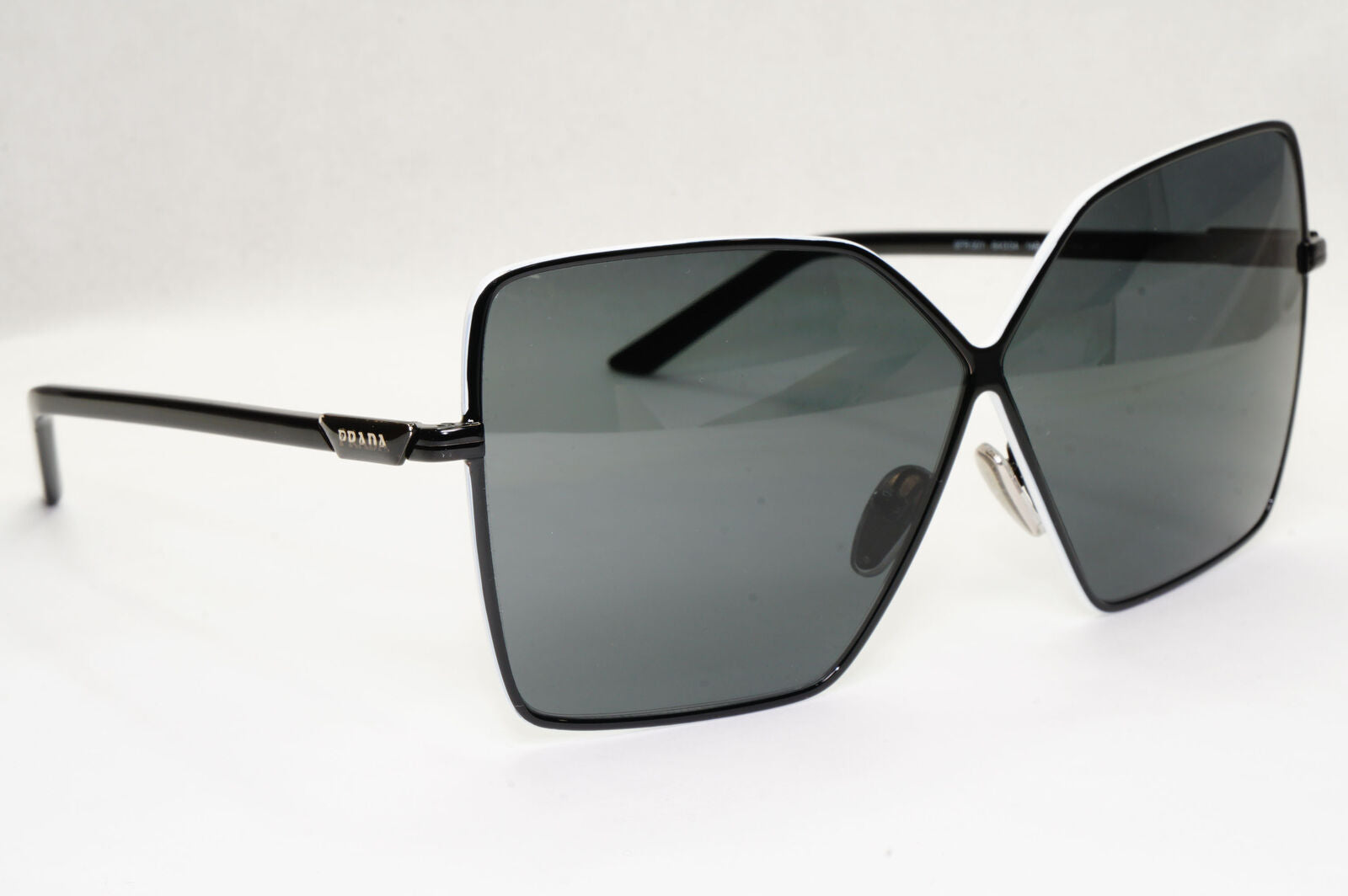 Prada Sunglasses Oversized Black Butterfly Square PR50YS SPR 50Y 1AB-5S0