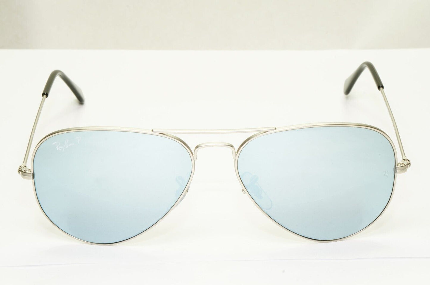 Ray-Ban Sunglasses Aviator Polarised Silver Mirror Grey RB 3025 019/W3 58mm