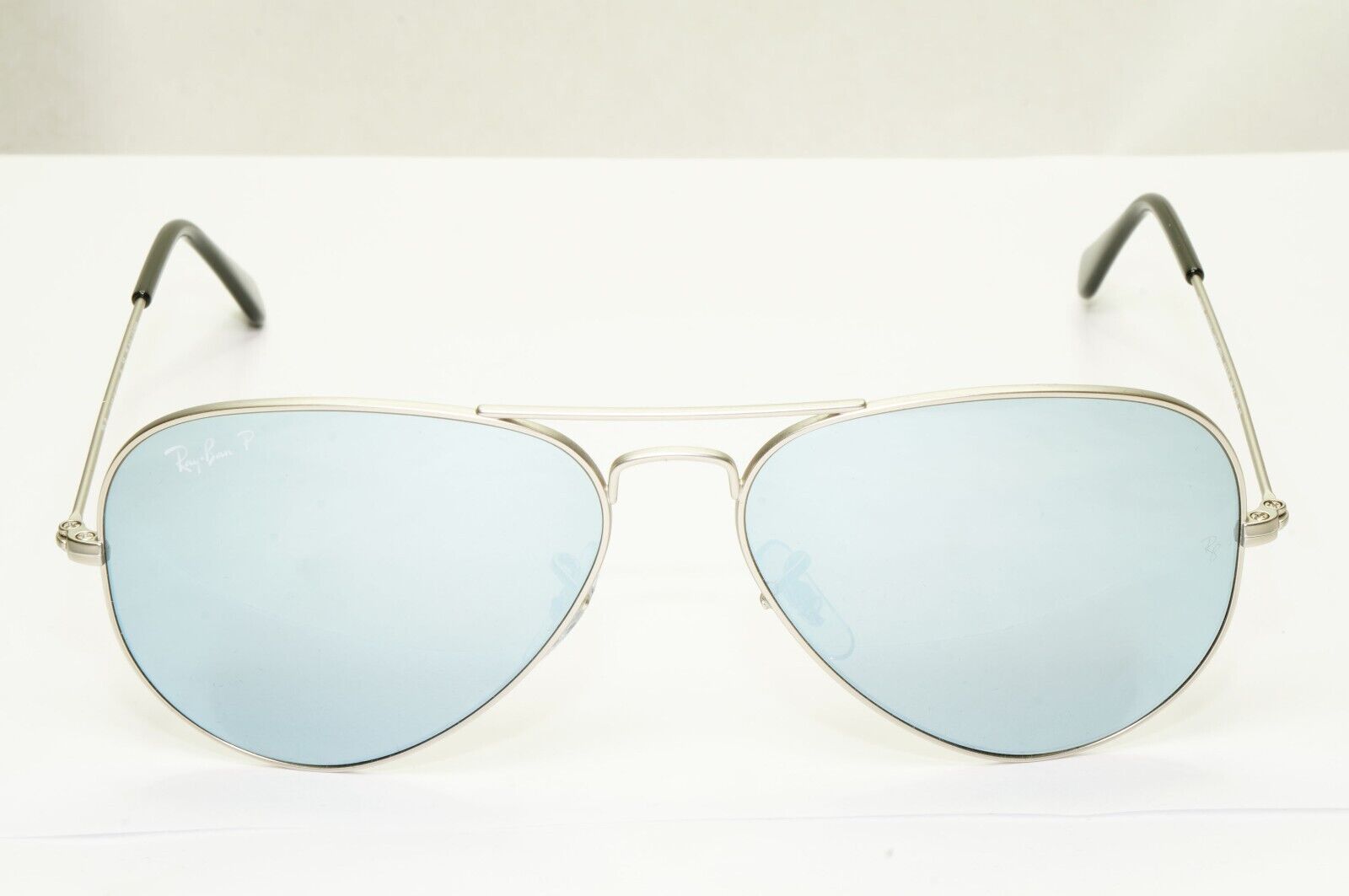 Ray-Ban Sunglasses Aviator Polarised Silver Mirror Grey RB 3025 019/W3 58mm