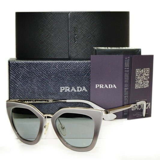 Authentic Prada Womens Sunglasses SS17 Cinema Grey Silver Square SPR 53S UFV-3C2