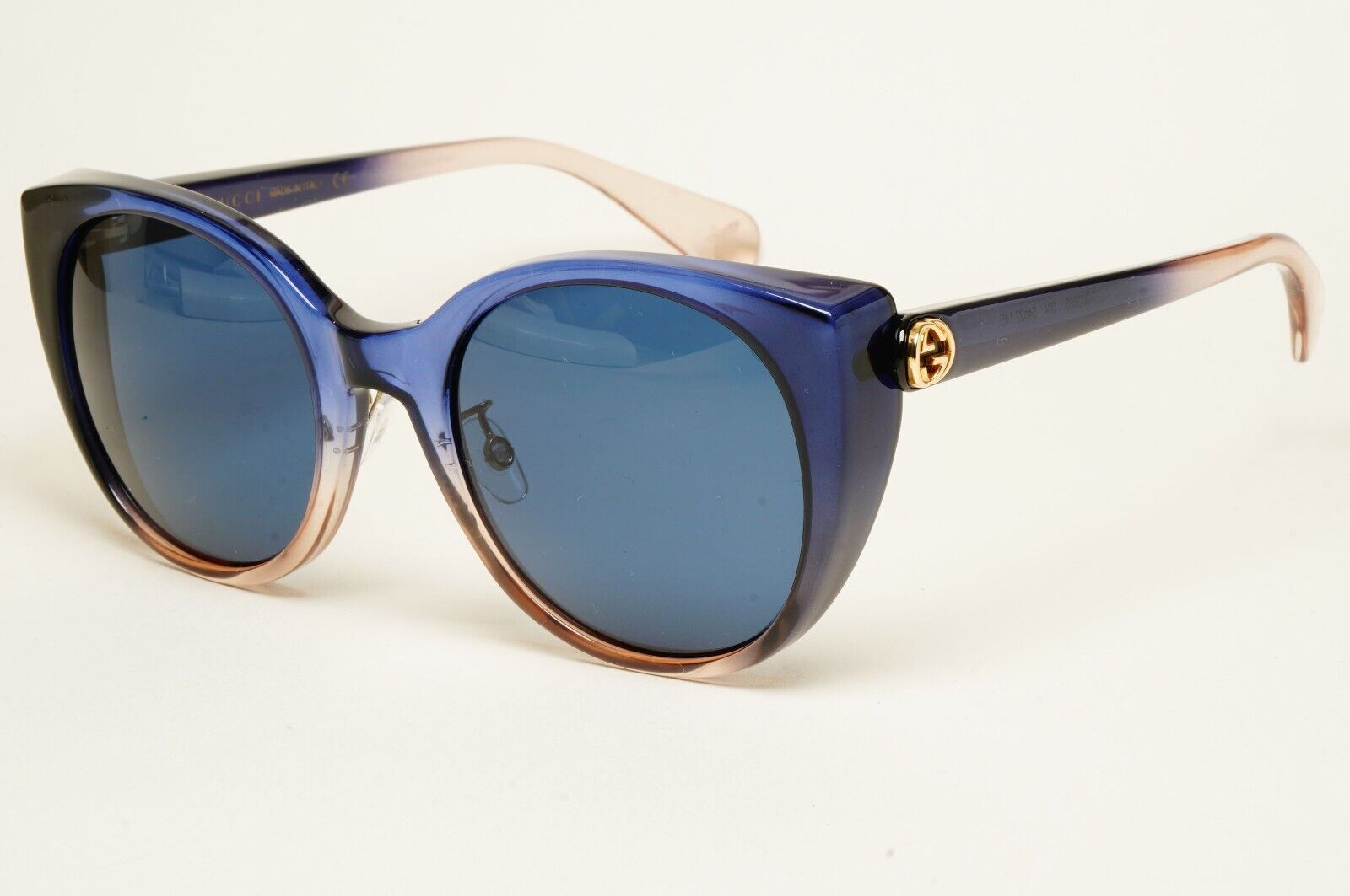 Gucci Sunglasses 2018 Blue Square Oversized Large GG0369S 004 54mm 210125