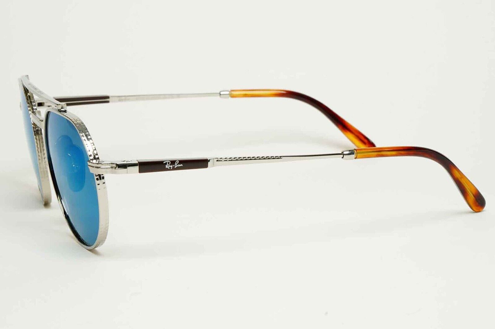 Ray-Ban Sunglasses Jack II Titanium Mirror Blue Silver Grey RB 8265 3139/O4 51mm