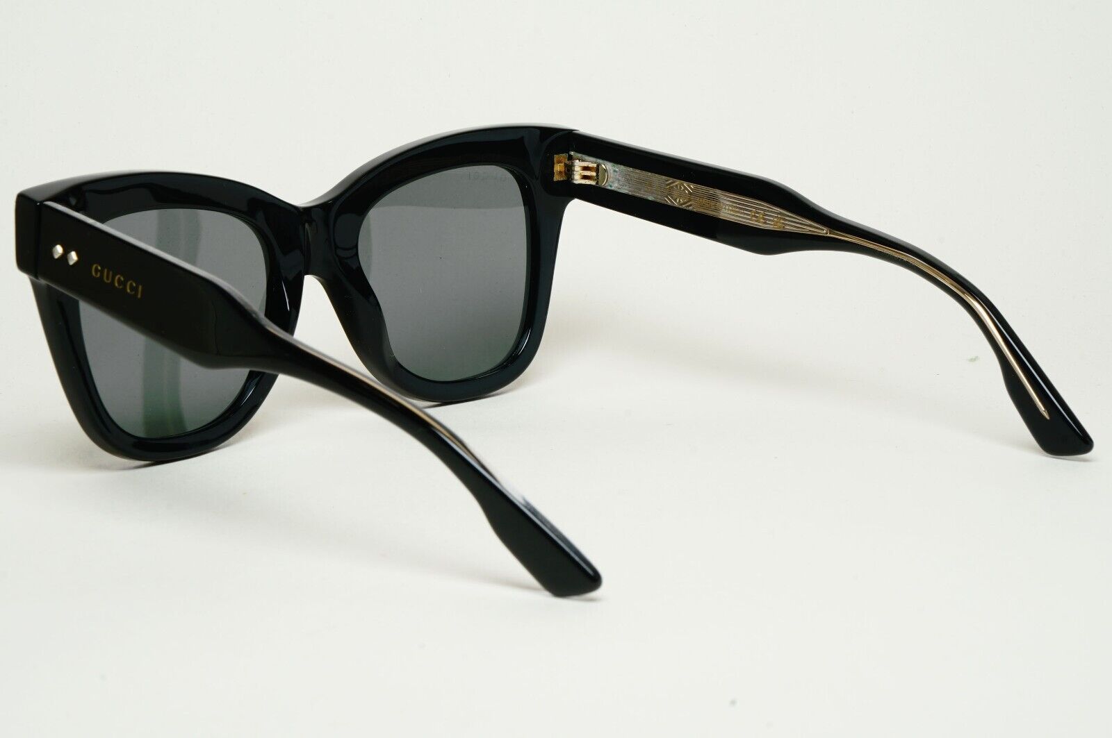 Gucci Sunglasses 2022 Black Square Grey Large Heavy Thick GG1082S 001 220125