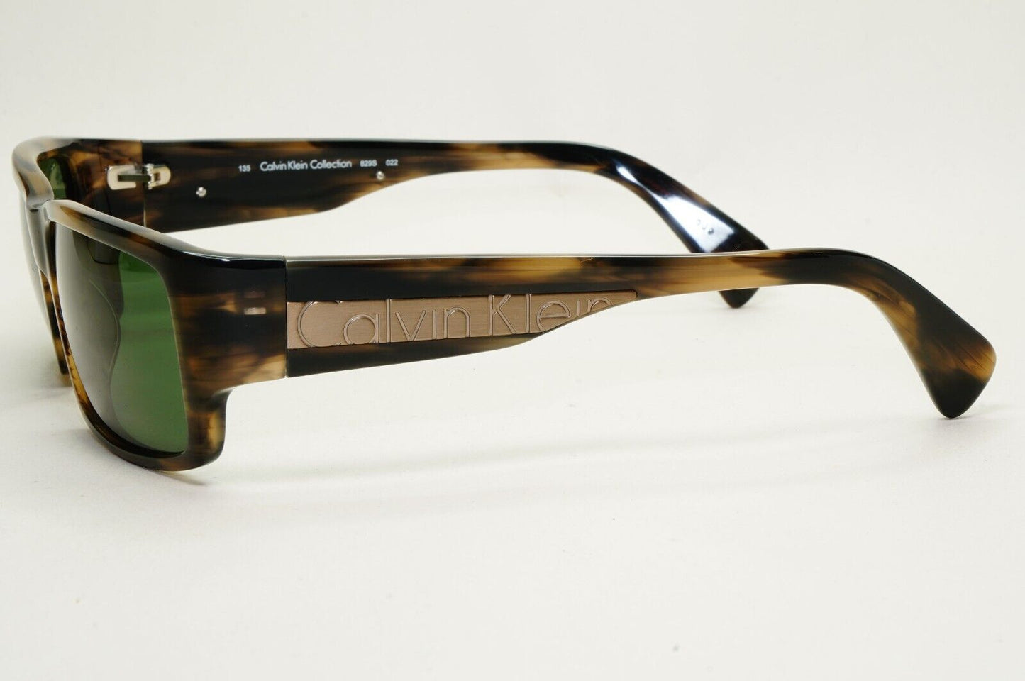 Calvin Klein Sunglasses 2005 Vintage Brown Green Square 829S 022 121124