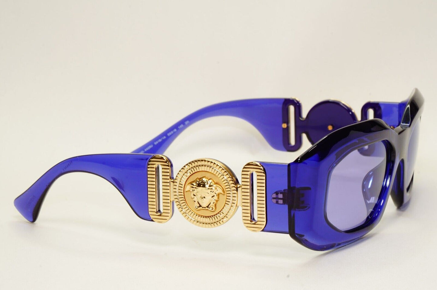 Versace Sunglasses Purple Transparent Biggie Oversized MOD VE 4425U 5419/1A