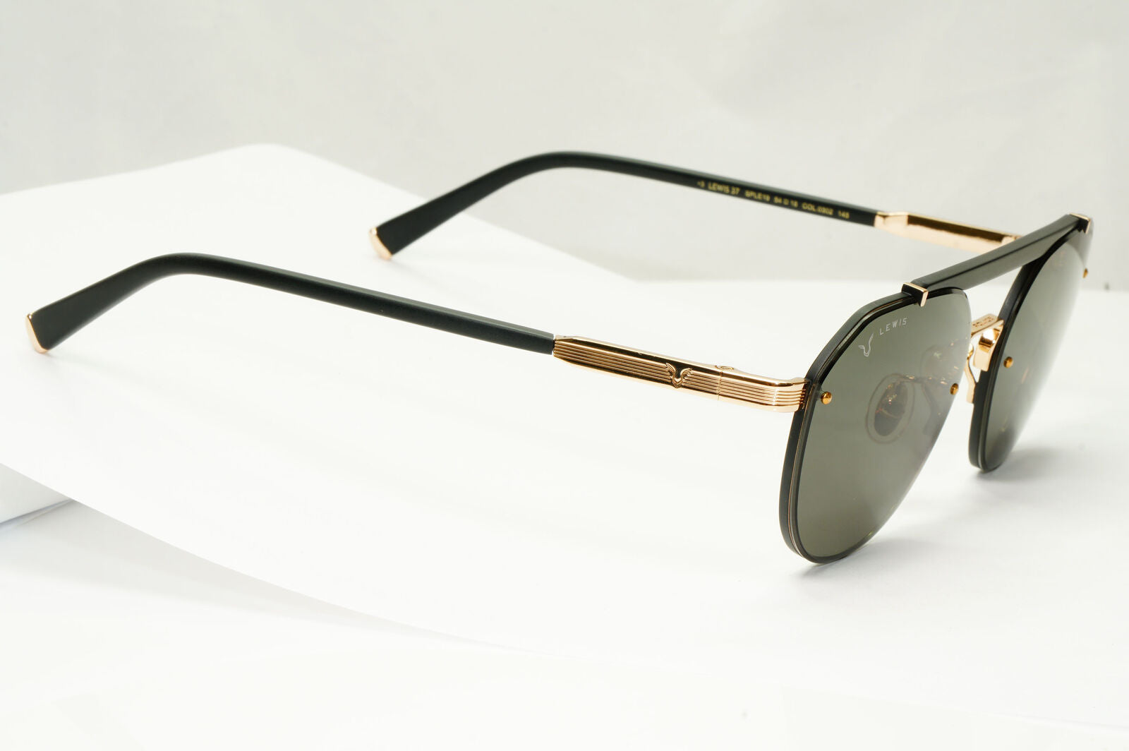 Police Lewis Hamilton F1 Sunglasses Gold Grey Pilot Round SPL E19 COL 0302 54mm