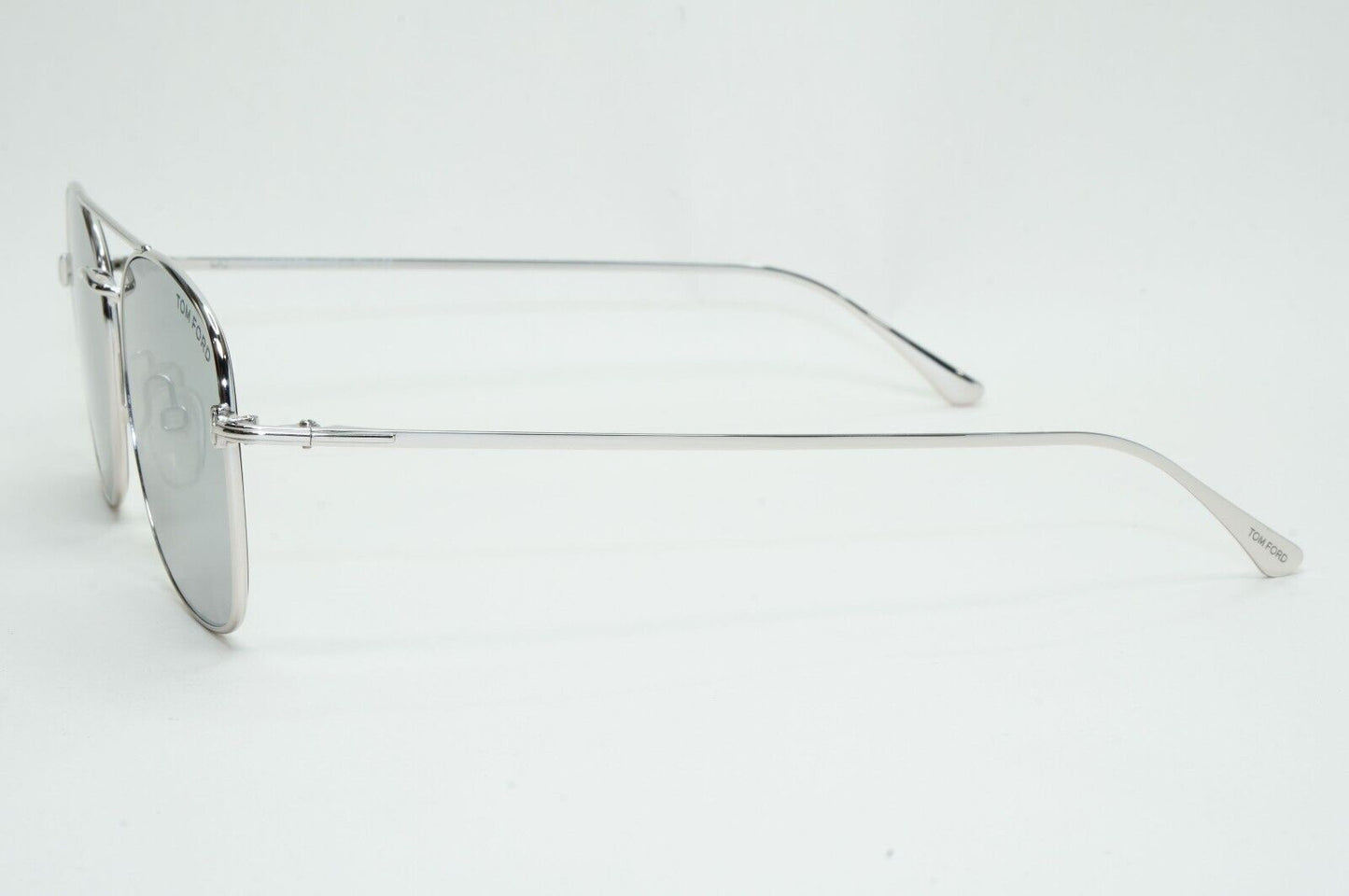 Tom Ford Sunglasses Luca-02 Silver Mirror Rhodium Metal FT0650 TF 650 18C 55mm