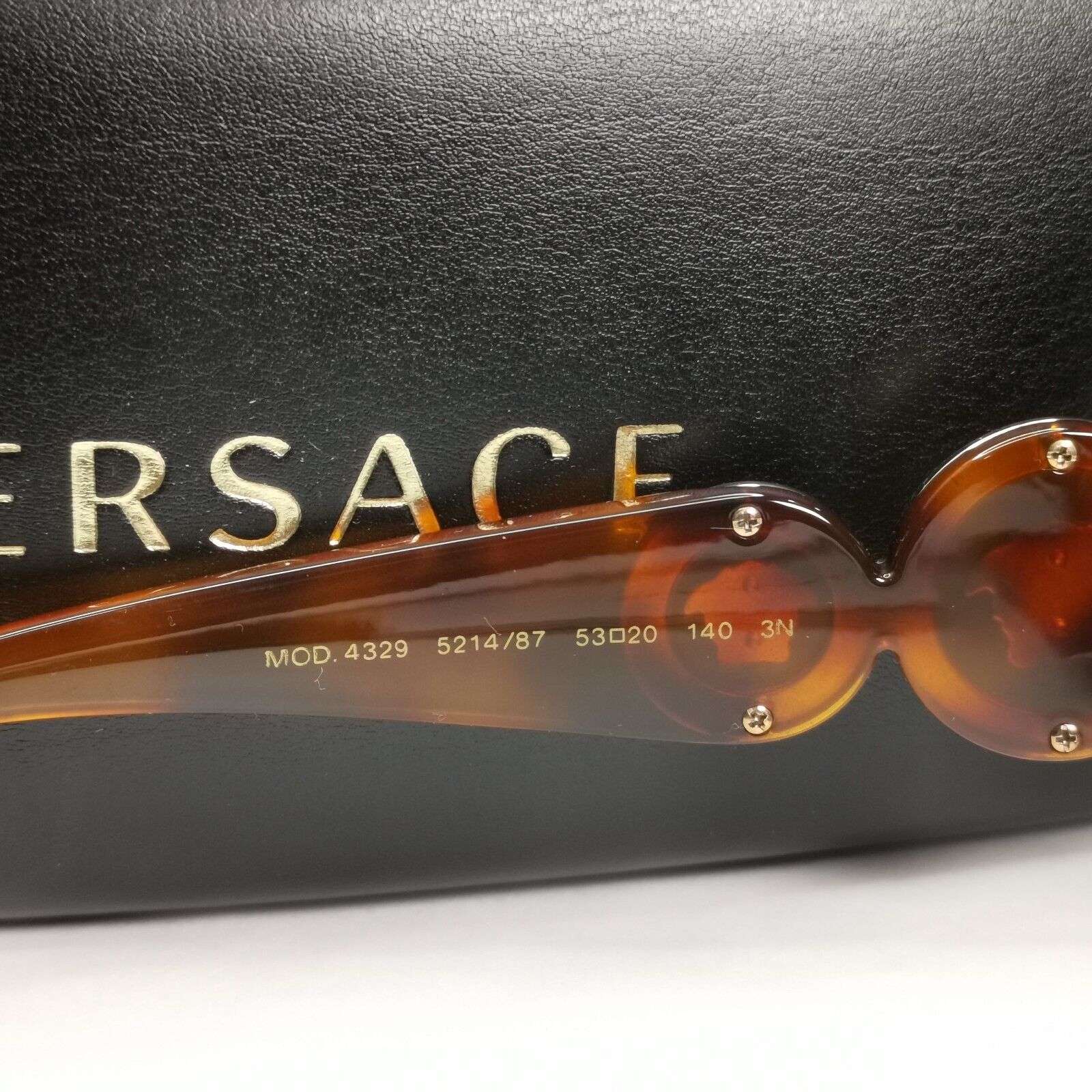 Versace Sunglasses Brown Gold Medusa 96 Tribute Collection MOD VE 4329 5214/87